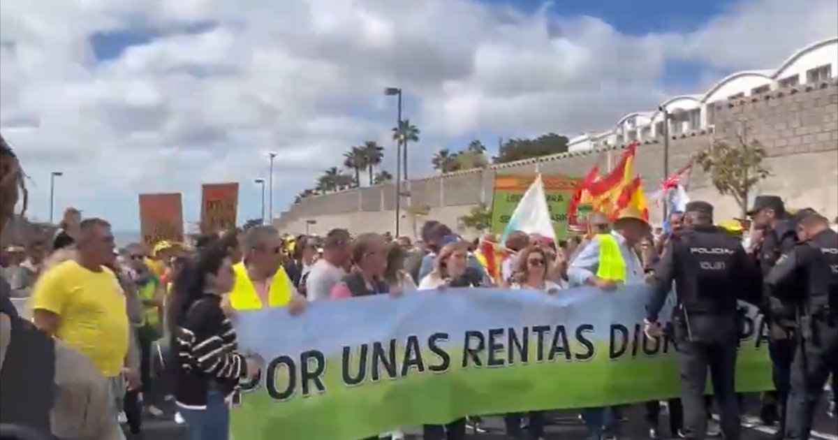 Suficiente para los agricultores.  El balneario español quedó completamente paralizado [WIDEO]