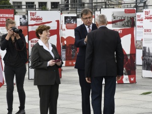[FOTOGALERIA] Otwarcie wystawy „Biało-czerwony szlak. TU rodziła się Solidarność”