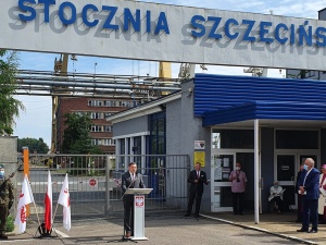 Szczecin. Obchody 40. rocznicy podpisania Porozumień Sierpniowych. P. Duda: S była naszym skrawkiem wolności
