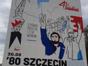 Solidarność jest jedna.  W Szczecinie upamiętniono narodziny Solidarności 