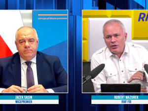Ostra dyskusja na antenie RMF FM. Sasin przeprasza Mazurka: „Jest mi przykro”