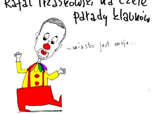 [Nowy rysunek Krysztopy] Parada klaunów