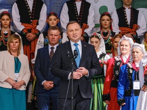 Trwa spotkanie Andrzeja Dudy z Tomaszem Grodzkim. O czym rozmawiają?