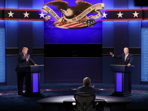 Klaun, piesek Putina, czy ty się zamkniesz?. Wyzwiska podczas debaty prezydenckiej w USA
