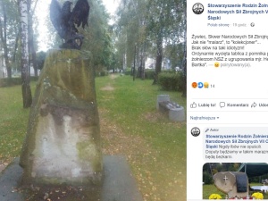 Brak słów na taki idiotyzm!. Skradziono tablice upamiętniające żołnierzy NSZ w Żywcu