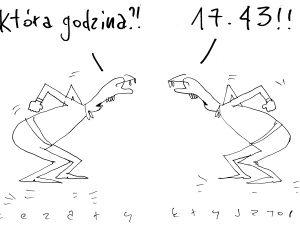 [Nowy rysunek Krysztopy] Która godzina?
