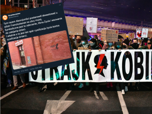 Tego już za wiele! Aborcjoniści zdewastowali klasztor przy Oknie Życia