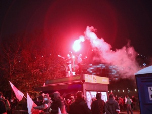 [RELACJA NA ŻYWO] Marsz Niepodległości zakończył się. Starcia pod Stadionem Narodowym