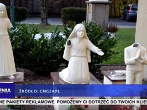 Kolejna profanacja figurek dzieci fatimskich. Tym razem przy kościele w Mogilnie