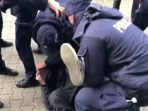 [WIDEO] Protest przed Sądem Okręgowym w Warszawie. Doszło do zatrzymań