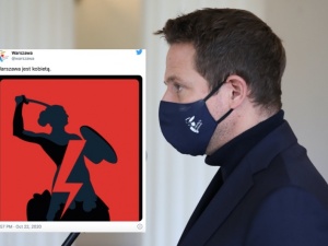 Nieumundurowani i nieoznaczeni funkcjonariusze byli bardzo agresywni. Trzaskowski o... Strajku Kobiet