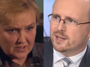 Właściciel wy......ł. Oj. Ostre spięcie wulgarnej Thun i mec. Kwaśniewskiego. Będzie proces?