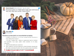 Senator KO pyta o wspólne święta. Müller: Wystarczy przeczytać ze zrozumieniem przepisy