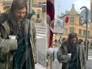 Poznajesz go? Śpi pod wiaduktem w Malmö. Mówi po polsku, ale kontakt z nim jest utrudniony