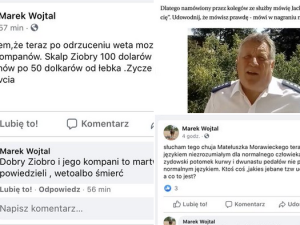 „Autorytet” dla Wyborczej? „Skalp Ziobry 100 dolarów” – skandaliczny wpis byłego policjanta