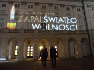Prezydent wziął udział w kampanii Zapal Światło Wolności