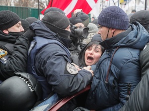 Ukraina. Znowu starcia z policją na Majdanie Niepodległości