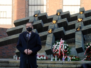 Premier przed kopalnią Wujek: Tamta krew wytyczyła drogę do wolności, do niepodległej RP