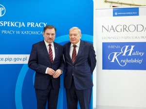 Piotr Duda na gali wręczenia nagrody dla prof. Jana Wojtyły