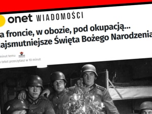 „Najbardziej plugawy moment dziennikarstwa”. Radny komentuje „świąteczny smutek Wermachtu”