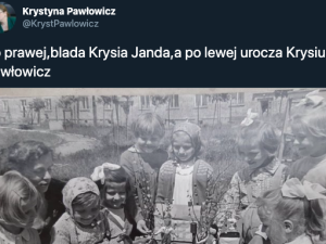 Pawłowicz i Janda chodziły razem do przedszkola? Pawłowicz pokazuje zdjęcia: Przyszły dystrybutor szczepionek - Krysia Janda