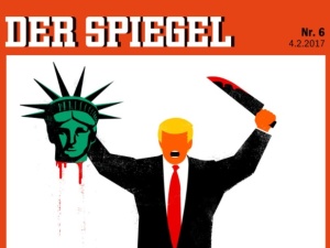 Przemysł nienawiści. Der Spiegel opublikował swoje antytrumpowskie okładki
