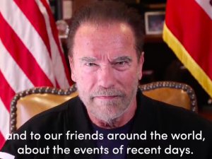 [WIDEO] Schwarzenegger ostro o Trumpie: „Wkrótce będzie tak nieważny jak stary tweet”