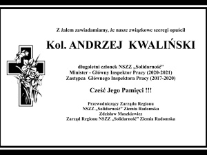 Pożegnanie Andrzeja Kwalińskiego