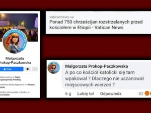 Przepraszamy... Lewica odcina się od skandalicznej wypowiedzi Małgorzaty Prokop-Paczkowskiej 