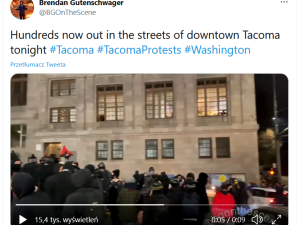 Awantura w USA! Antifa demoluje Waszyngton. „Krzyczeli by uwolnić więźniów”