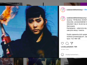 Kobieta z koktajlem mołotowa. Codziennik Feministyczny nawołuje do przemocy?