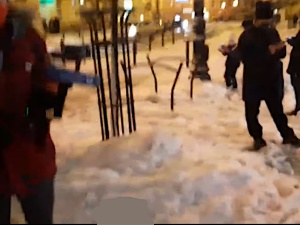 [video] Właśnie pan dziennikarz powiedział żeby się rozeszli, bo już nic nie będzie. Strajk Kobiet w Lublinie