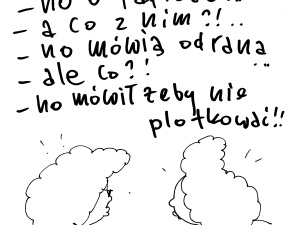 [Nowy rysunek Krysztopy] Papież mówił, żeby nie plotkować