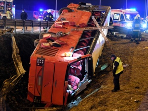 Tragiczny wypadek ukraińskiego autokaru. Andrzej Duda złożył kondolencje rodzinom ofiar