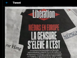 Liberation chciał się przyczepić do cenzury na wschodzie, ale pomylił Słowację ze Słowenią. Premier Słowenii w śmiech
