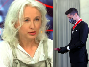 Można grać szmatą honorowo, a złotką piłką się zeszmacić. Szokujące słowa Gretkowskiej o odznaczeniu Lewandowskiego 