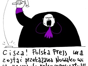 [Nowy rysunek Krysztopy] Polska Press dla Nowaka