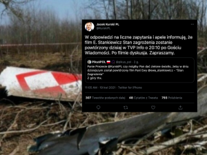 Internauci apelują do władz TVP, aby powtórzyć film Ewy Stankiewicz Stan zagrożenia. Jacek Kurski odpowiada