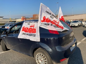 Rozpoczął się protest Solidarności w grupie TAURON. Związkowcy odwiedzą biuro premiera Morawieckiego 