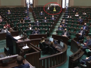 [video] Wstydź się, Polsko!, Konstytucja. Jachira prowokuje w Sejmie w święto 3 maja