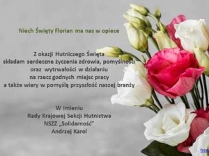 Niech Święty Florian ma w opiece hutników