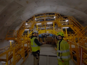 [WIDEO] Wydrążono już 400 m tunelu pod Świną! Zobacz nagranie ze środka