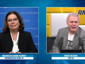 [video] Kidawa-Błońska wije się u Mazurka broniąc Budki. Opanował kryzys