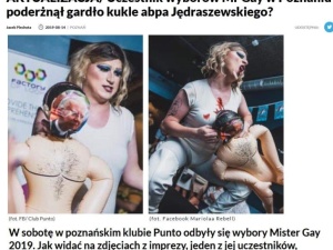 Transaktywista podrzynał gardło abp Jędraszewskiemu na scenie. Właśnie ruszył proces