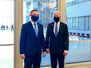 Prezydent Andrzej Duda zdradził o czym rozmawiali z prezydentem USA Joe Bidenem