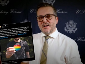 Bix Aliu kolejny raz apeluje ws. LGBT. Polscy internauci nie pozostawili suchej nitki na amerykańskim dyplomacie