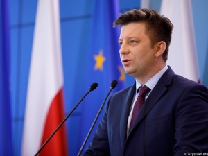 Straż pożarna pod domem Michała Dworczyka. Okazało się, że ktoś wezwał ją dla żartu