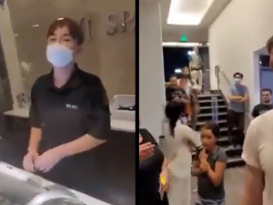 Awantura w SPA. Nagi mężczyzna w damskiej szatni, obsługa nie reaguje [VIDEO]