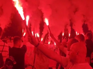 [VIDEO] Tak kibice Lecha Poznań uczcili dziś 65. rocznicę Poznańskiego Czerwca 56'