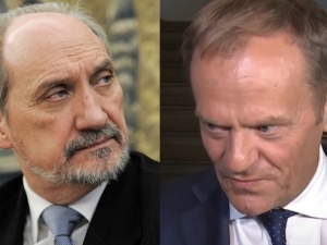 Tusk powołał się na słowa śp. Lecha Kaczyńskiego. Macierewicz nie wytrzymał
